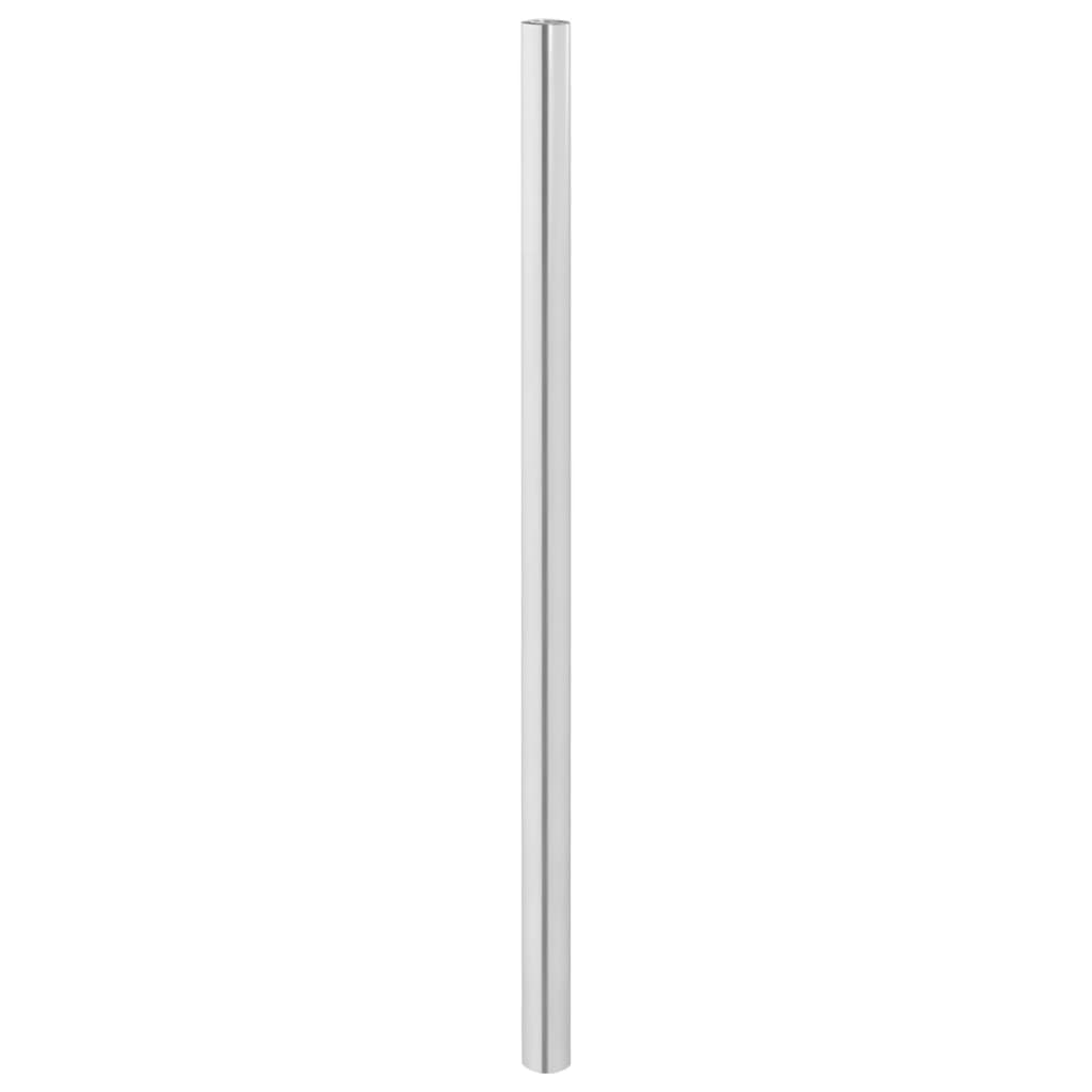 vidaXL Möbelfolie Selbstklebend Silbern 90x500 cm PET
