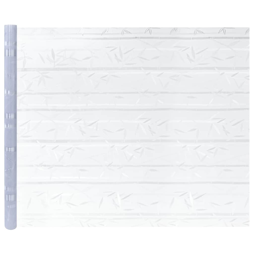 vidaXL Fensterfolien 2 Stk. Matt Bambus-Muster PVC