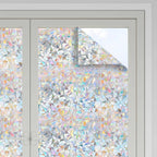 vidaXL Fensterfolien 3 Stk. Matt 3D Regenbogen-Muster PVC