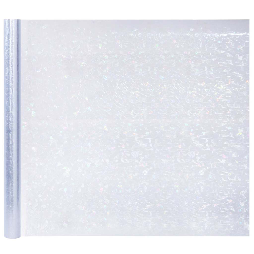 vidaXL Fensterfolien 3 Stk. Matt 3D Regenbogen-Muster PVC