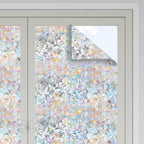 vidaXL Fensterfolien 5 Stk. Matt 3D Regenbogen-Muster PVC
