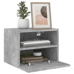 vidaXL TV-Wandschränke 2 Stk. Betongrau 40x30x30 cm Holzwerkstoff