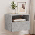 vidaXL TV-Wandschränke 2 Stk. Betongrau 40x30x30 cm Holzwerkstoff