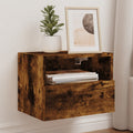 vidaXL TV-Wandschränke 2 Stk. Räuchereiche 40x30x30 cm Holzwerkstoff