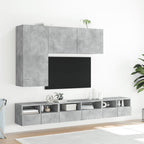 vidaXL TV-Wandschrank Betongrau 60x30x30 cm Holzwerkstoff