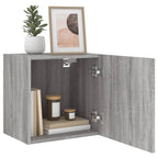vidaXL TV-Wandschränke 2 Stk. Grau Sonoma 40,5x30x40 cmm Holzwerkstoff