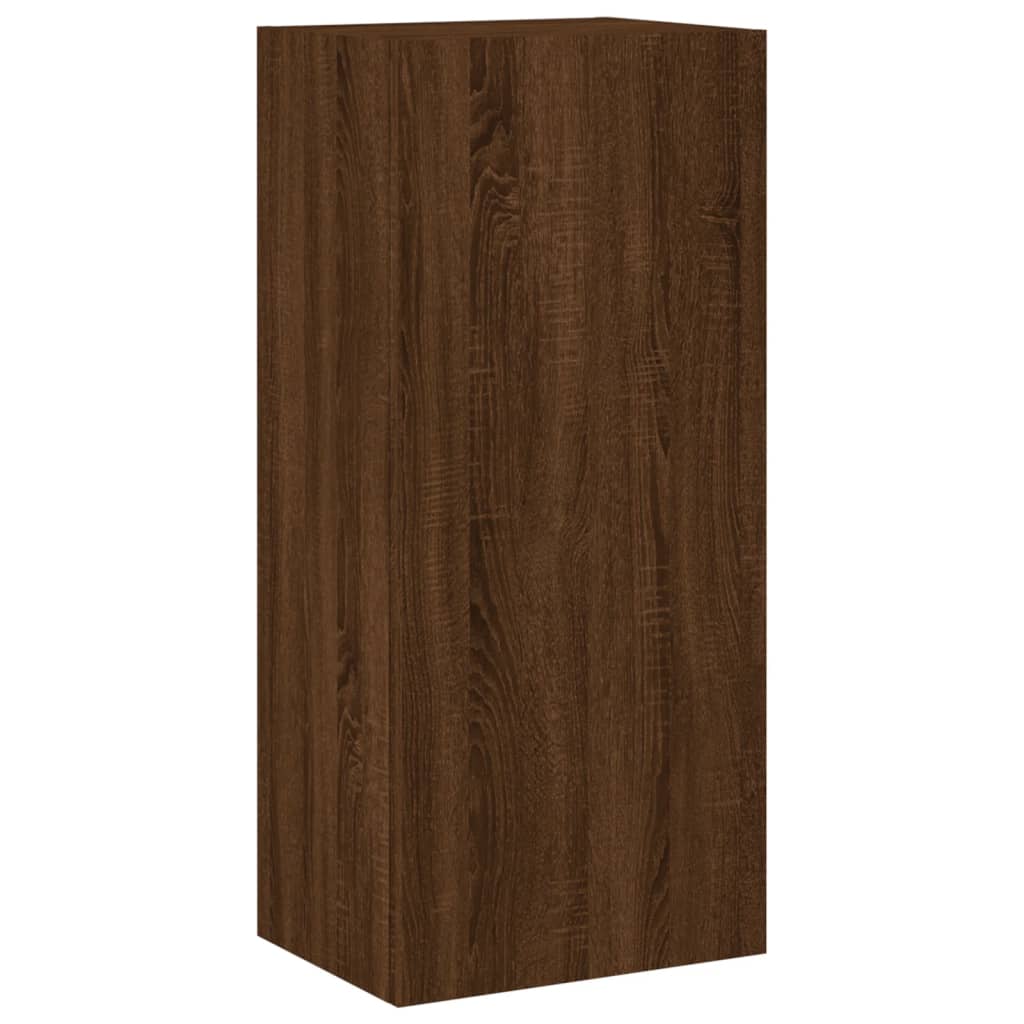 vidaXL TV-Wandschrank Braun Eiche-Optik 40,5x30x90 cm Holzwerkstoff
