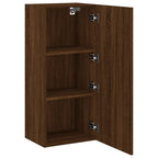 vidaXL TV-Wandschrank Braun Eiche-Optik 40,5x30x90 cm Holzwerkstoff