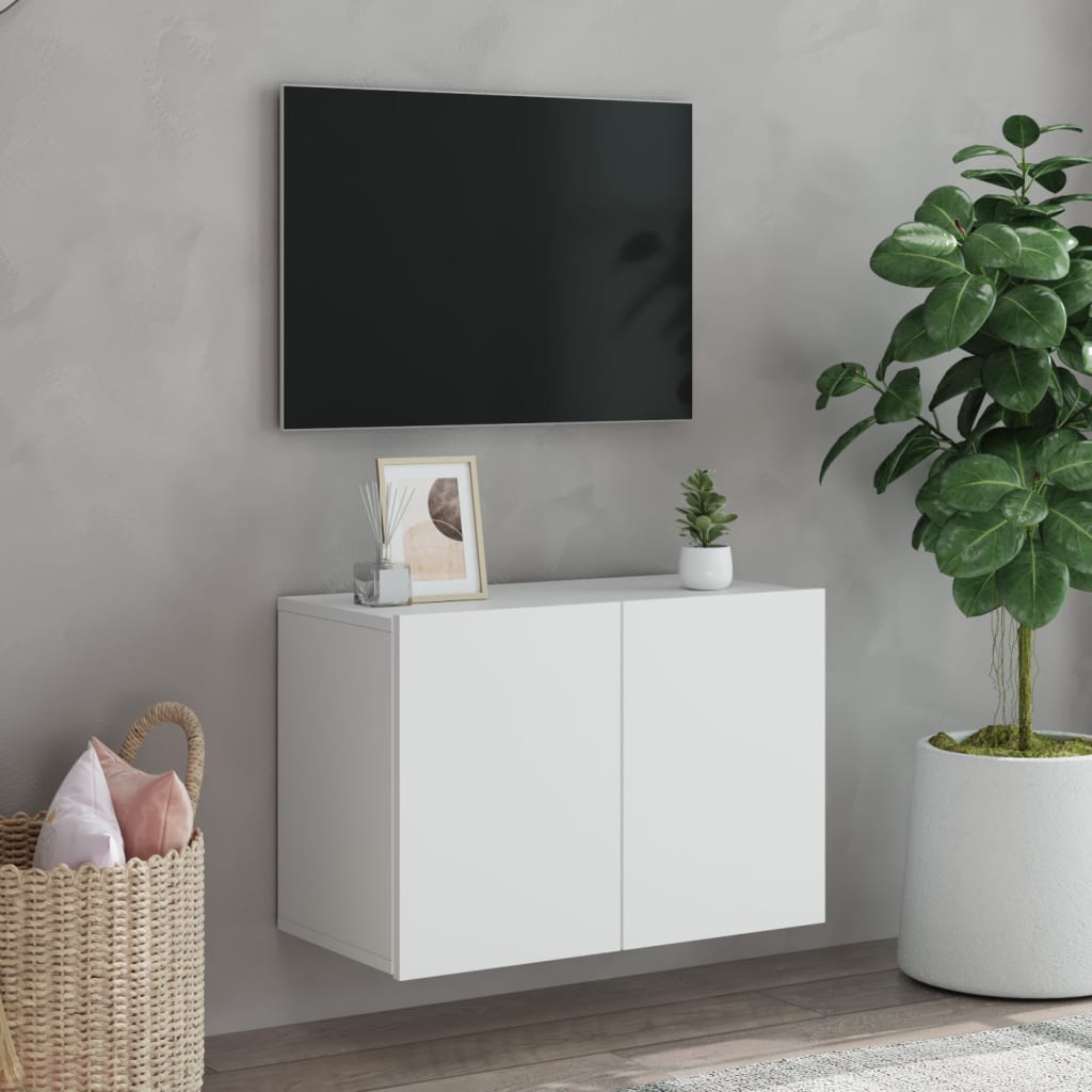vidaXL TV-Wandschrank Weiß 60x30x41 cm