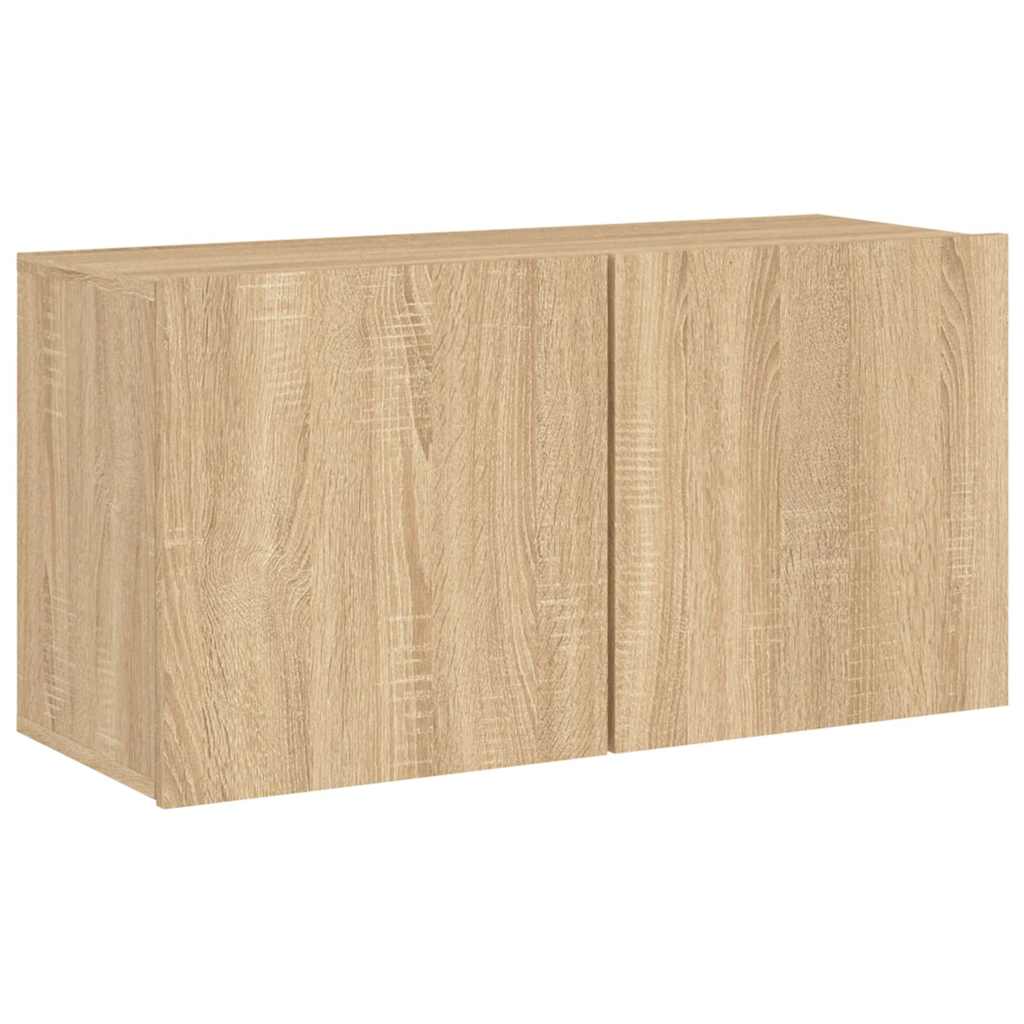 vidaXL TV-Wandschrank Sonoma-Eiche 80x30x41 cm