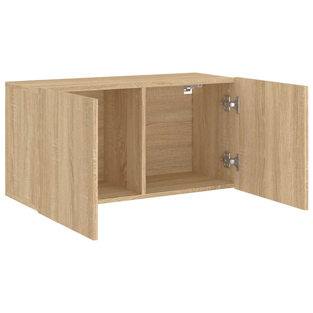 vidaXL TV-Wandschrank Sonoma-Eiche 80x30x41 cm