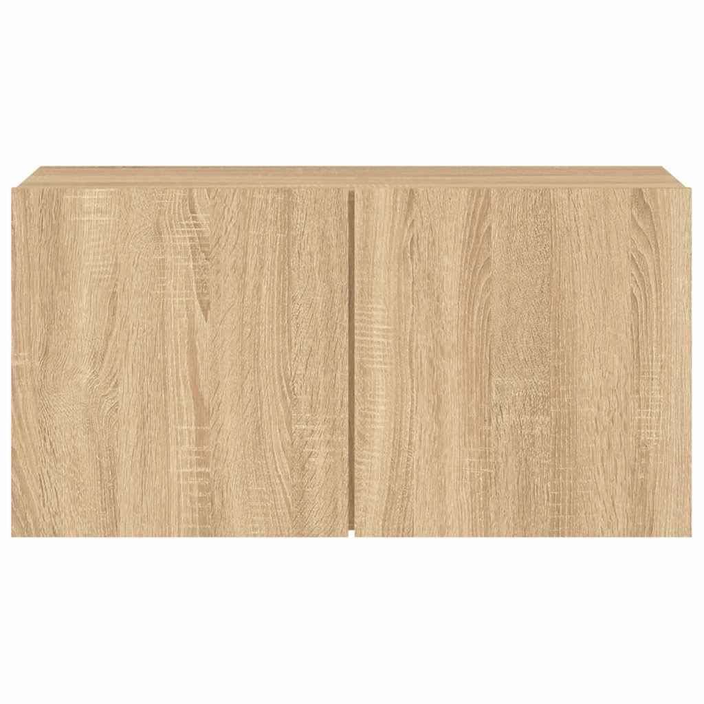 vidaXL TV-Wandschrank Sonoma-Eiche 80x30x41 cm