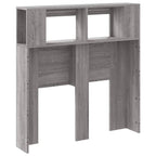 vidaXL LED-Kopfteil Grau Sonoma 100x18,5x103,5 cm Holzwerkstoff