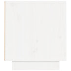 vidaXL TV-Schrank Weiß 140x35x40 cm Massivholz Kiefer