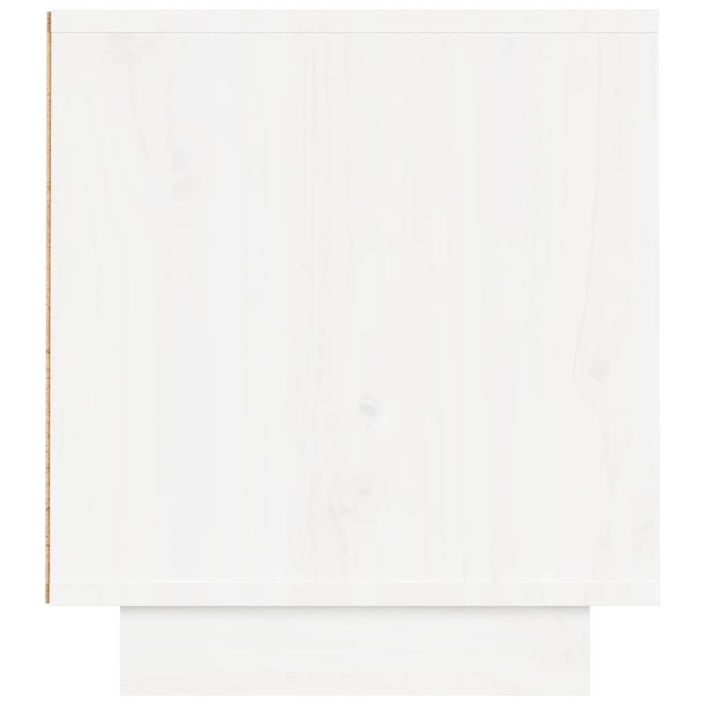 vidaXL TV-Schrank Weiß 140x35x40 cm Massivholz Kiefer