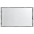 vidaXL Badspiegel Grau Sonoma 60x8,5x38 cm Holzwerkstoff