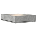 vidaXL Bettgestell Betongrau 160x200 cm Holzwerkstoff