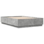 vidaXL Bettgestell Betongrau 160x200 cm Holzwerkstoff