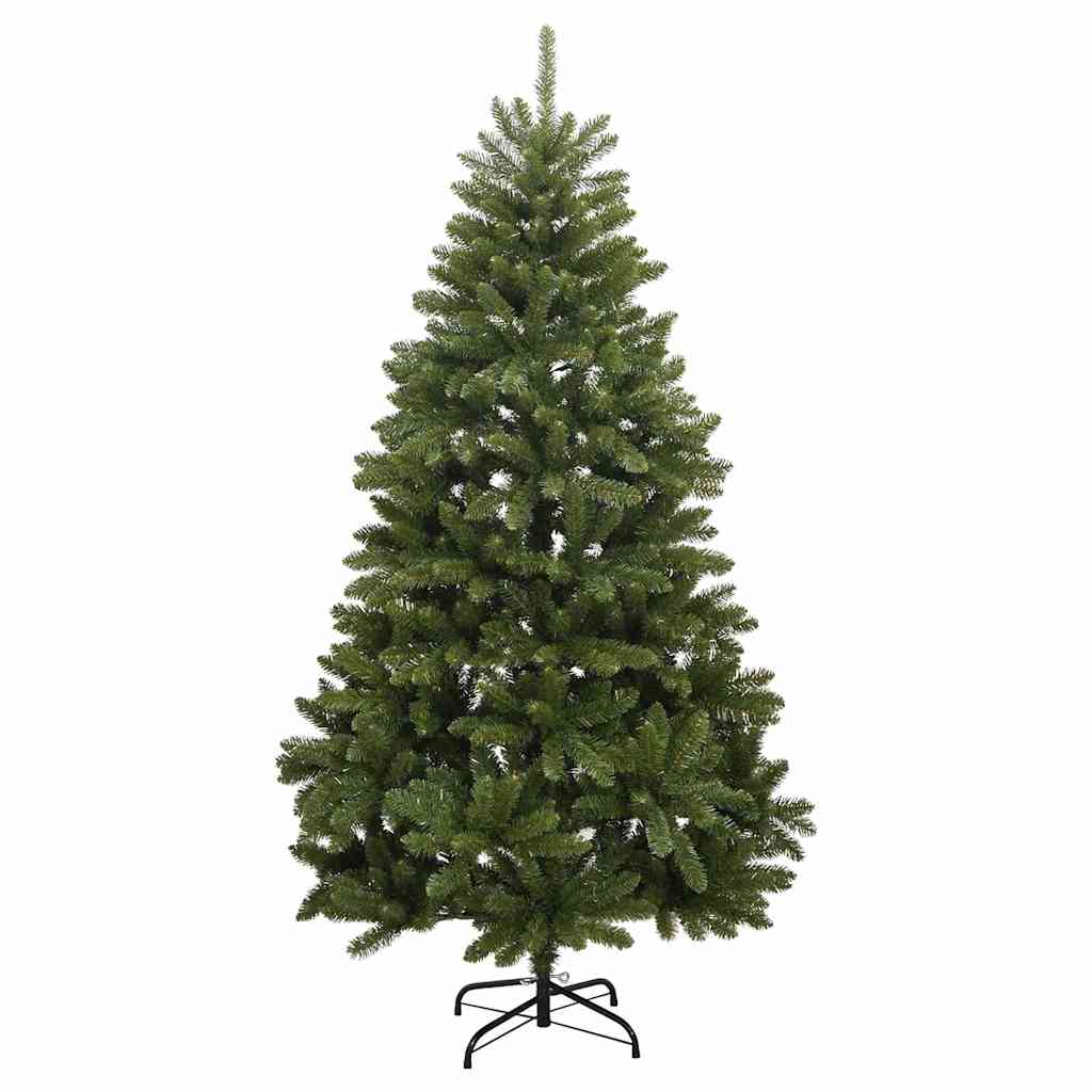 vidaXL Künstlicher Weihnachtsbaum Klappbar 300 LEDs & Kugeln 180 cm