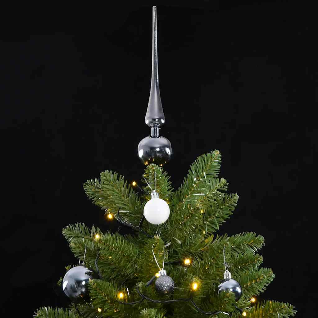 vidaXL Künstlicher Weihnachtsbaum Klappbar mit Kugeln 300 LEDs 300 cm