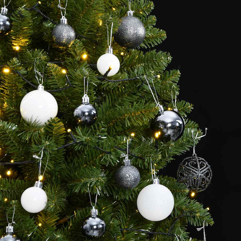 vidaXL Künstlicher Weihnachtsbaum Klappbar mit Kugeln 300 LEDs 300 cm