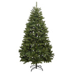 vidaXL Künstlicher Weihnachtsbaum Klappbar mit Kugeln 300 LEDs 300 cm