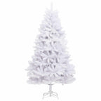 vidaXL Künstlicher Weihnachtsbaum Weiß 106 x 106 x 210 cm