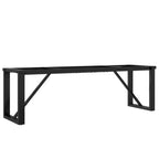 vidaXL Couchtisch-Gestell in O-Form 140x30x43 cm Stahl