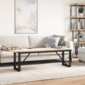 vidaXL Couchtisch-Gestell in O-Form 140x30x43 cm Stahl