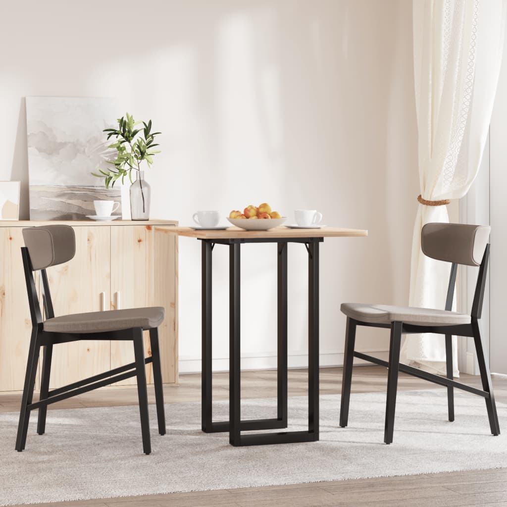 vidaXL Esstisch-Gestell in O-Form 40x40x73 cm Stahl
