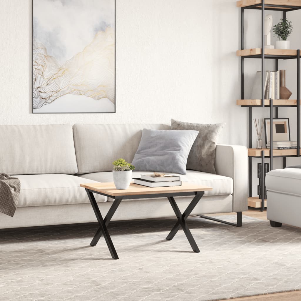 vidaXL Couchtisch-Gestell in X-Form 50x40x38 cm Stahl