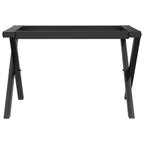 vidaXL Couchtisch-Gestell in X-Form 50x40x38 cm Stahl