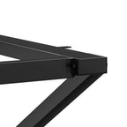 vidaXL Esstisch-Gestell in X-Form 40x40x73 cm Stahl