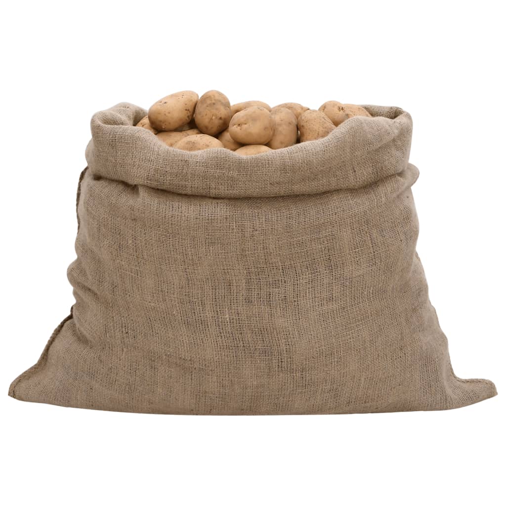 vidaXL Jutesäcke 5 Stk. 100 x 110 cm 100 % Jute 220 g/m²