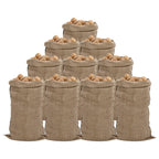 vidaXL Jutesäcke 10 Stück 65 x 135 cm 100 % Jute 340 g/m²