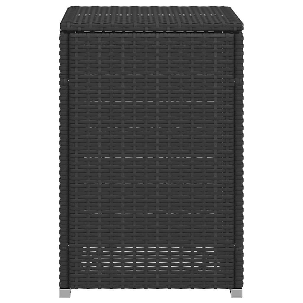 vidaXL Propan-Tank-Verstecktisch Schwarz 40x40x60 cm Poly Rattan