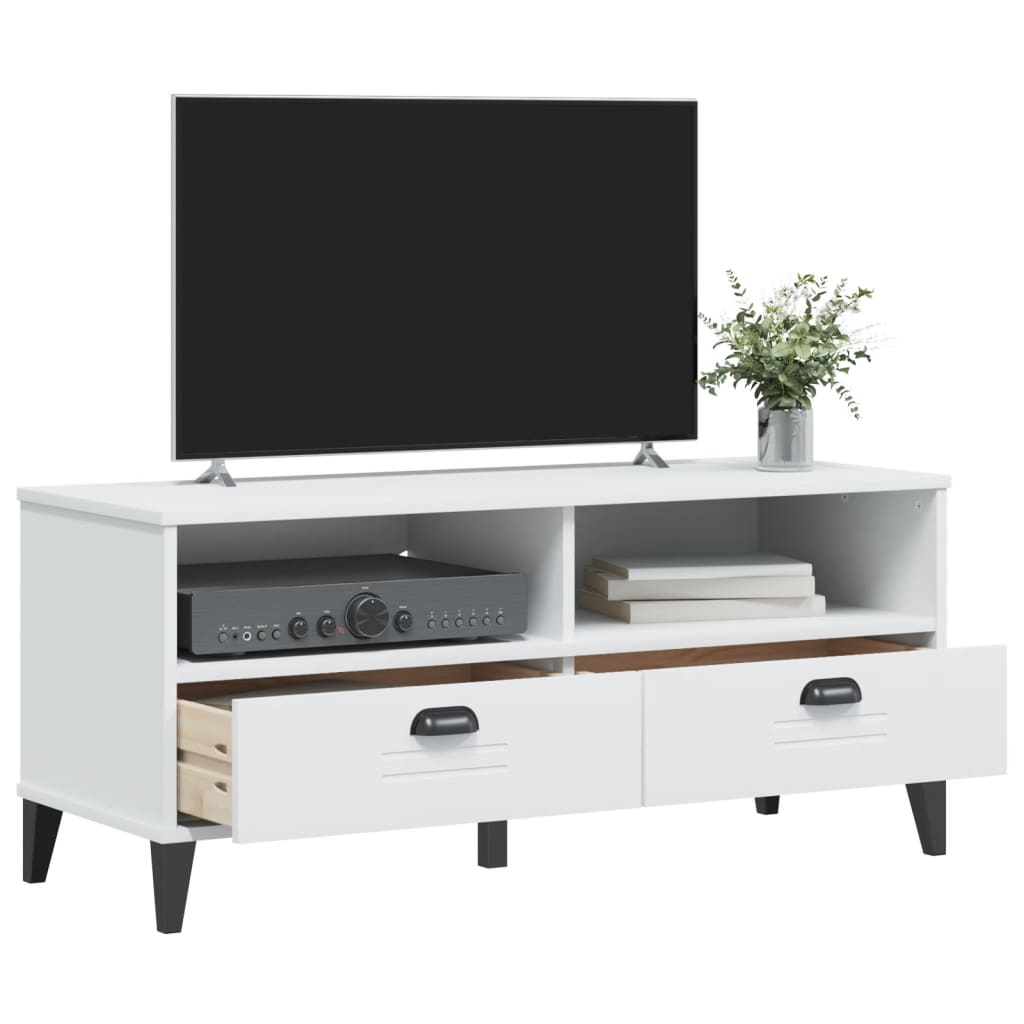 vidaXL TV-Schrank VIKEN Weiß Holzwerkstoff