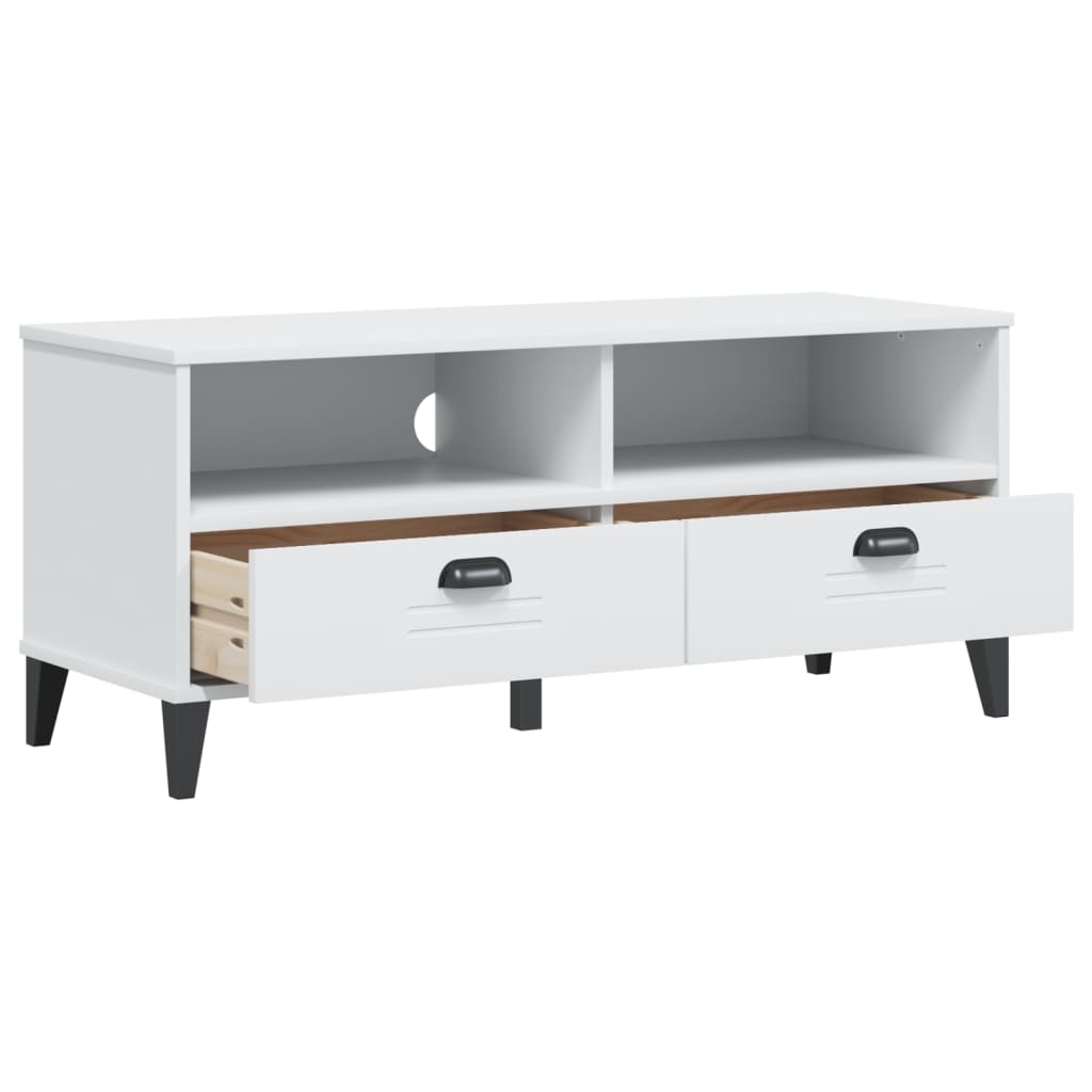 vidaXL TV-Schrank VIKEN Weiß Holzwerkstoff