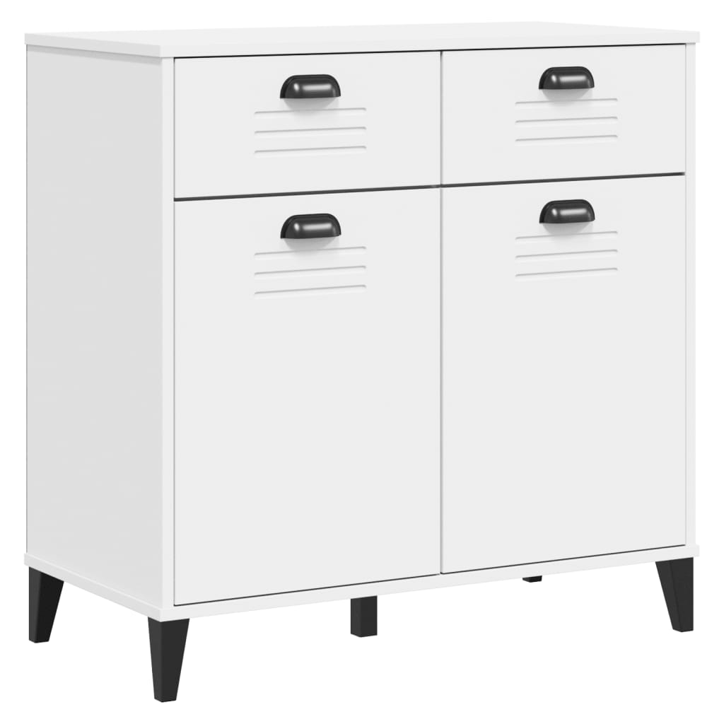 vidaXL Sideboard VIKEN Weiß 80x40x80 cm Holzwerkstoff