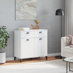 vidaXL Sideboard VIKEN Weiß 80x40x80 cm Holzwerkstoff