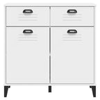 vidaXL Sideboard VIKEN Weiß 80x40x80 cm Holzwerkstoff