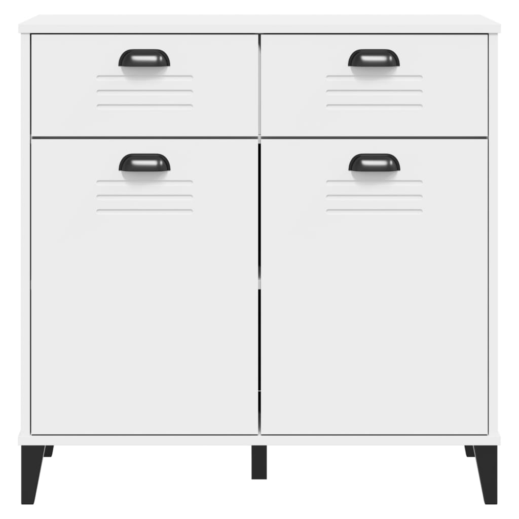 vidaXL Sideboard VIKEN Weiß 80x40x80 cm Holzwerkstoff