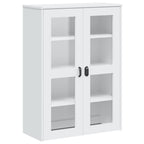 vidaXL Aufsatz für Highboard VIKEN Weiß Holzwerkstoff