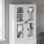 vidaXL Aufsatz für Highboard VIKEN Weiß Holzwerkstoff