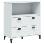vidaXL Bücherschrank VIKEN Weiß 80x40x90 cm Holzwerkstoff