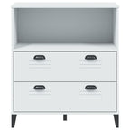 vidaXL Bücherschrank VIKEN Weiß 80x40x90 cm Holzwerkstoff