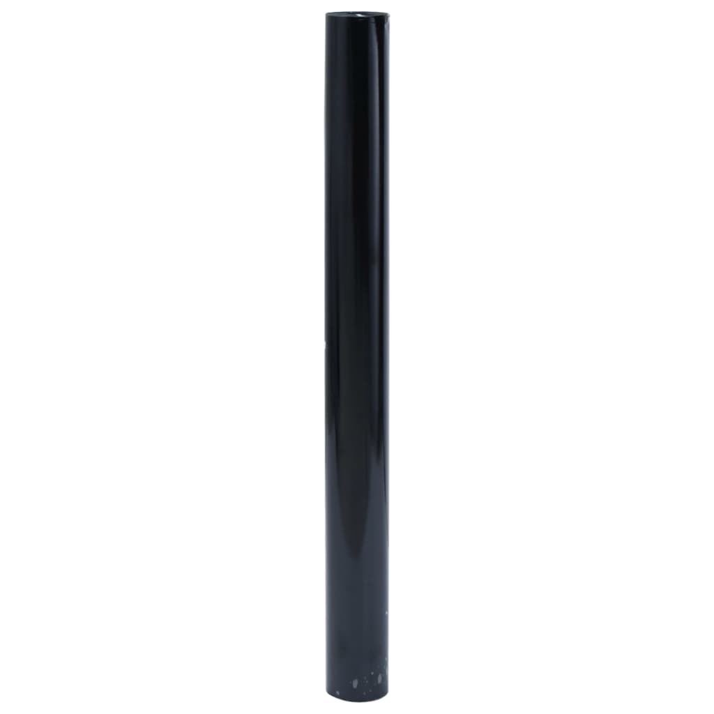 vidaXL Fensterfolie Statisch Matt Schwarz 45x500 cm PVC