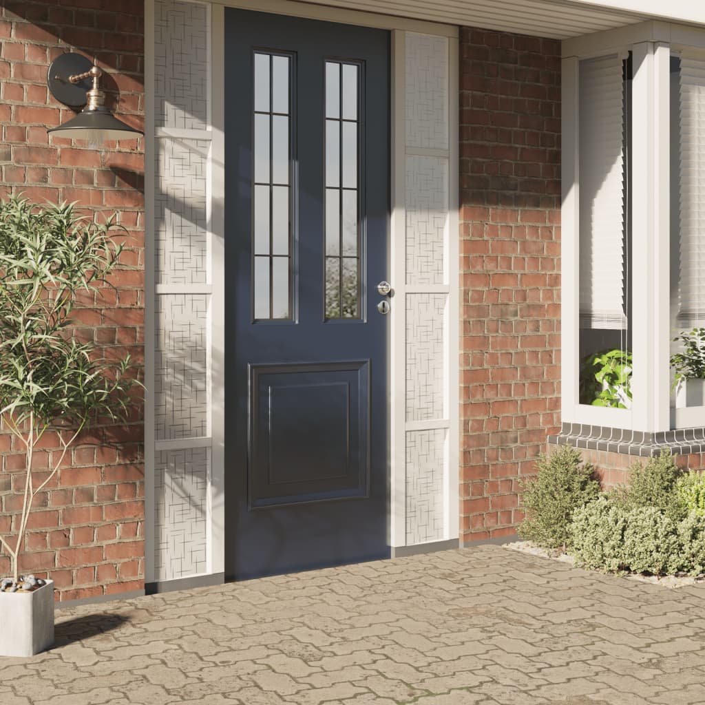 vidaXL Fensterfolie Matt Sternen-Muster 90x500 cm PVC