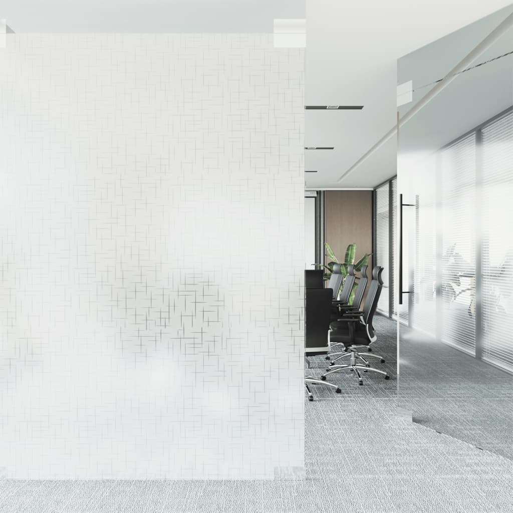 vidaXL Fensterfolie Matt Sternen-Muster 90x500 cm PVC
