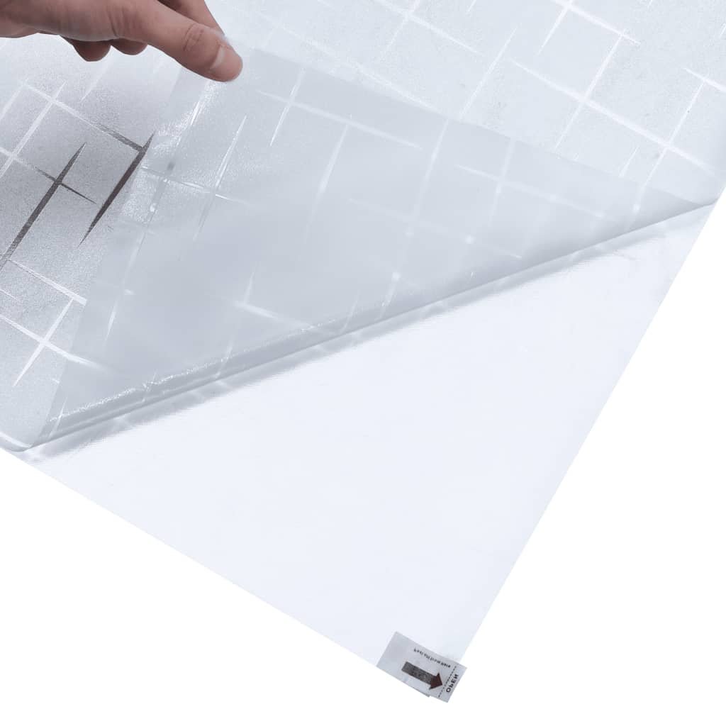 vidaXL Fensterfolie Matt Sternen-Muster 90x500 cm PVC
